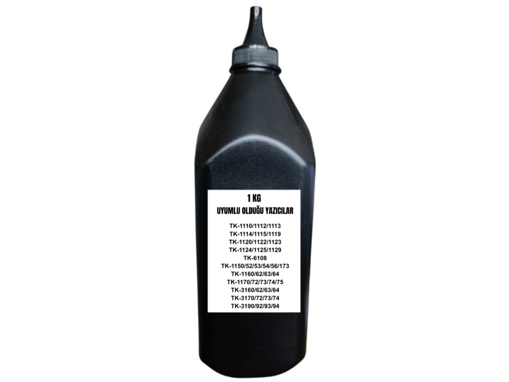 Kyocera Uyumlu Muadil Toner Tozu 1 KG / TK-1110 TK-1120 TK-1150 TK-1170 TK-3160 TK-3170 TK-3190