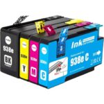 HP 938e Çipli Yüksek Kapasiteli Muadil Kartuş 4 Renk Set OfficeJet Pro 9110 9120 9130 Uyumlu