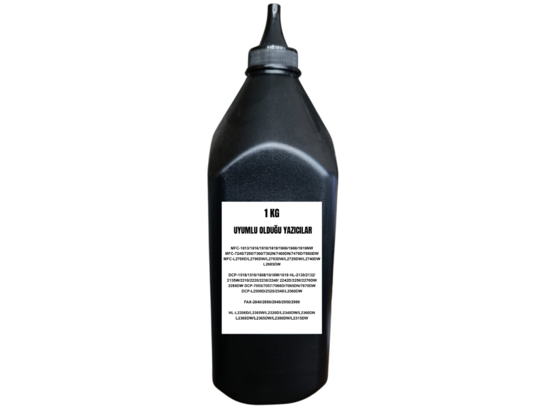 Brother 1 KG Muadil Toner Tozu MFC DCP HL Serisi Uyumlu Siyah Toner Dolum Tozu