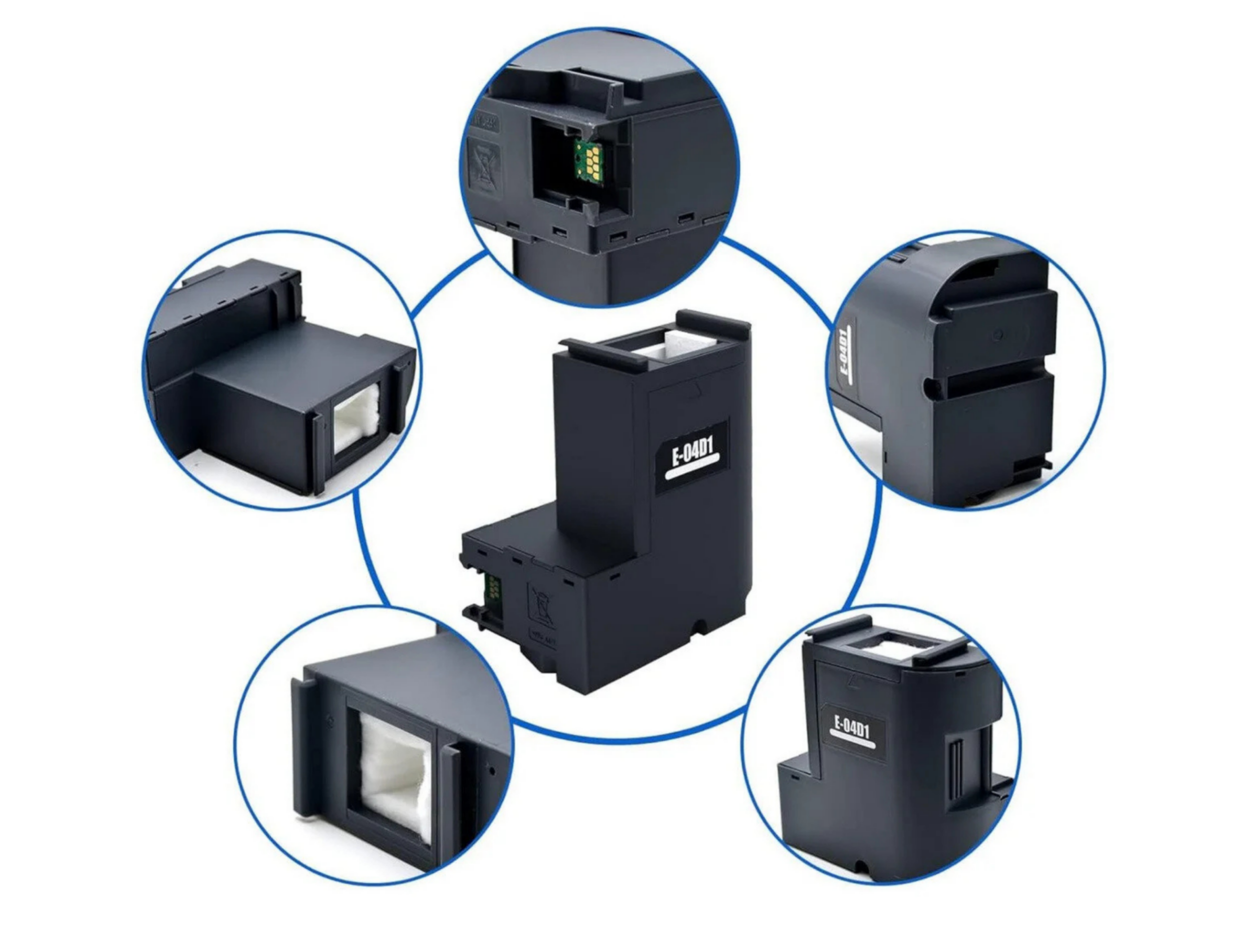 Epson T04D1 - C13T04D100 Muadil Atık Kutusu L6260 L6270 L6276 L6460 L6490 XP-5100 WF-2860 Uyumlu