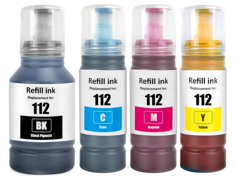 Epson T112 Muadil Mürekkep Pigment 4 Renk Set