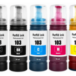 Epson 103 Muadil Mürekkep 70 ML 4 Renk Set (2 Siyahlı)