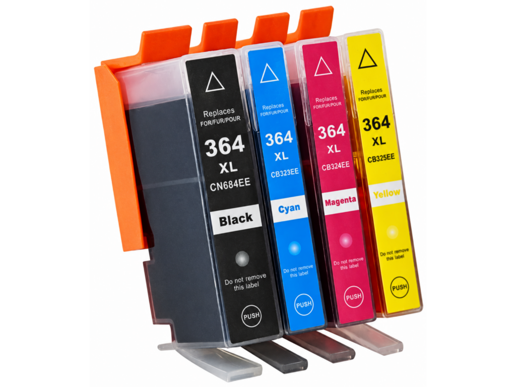 HP 364XL 4 Renk Muadil Kartuş Seti