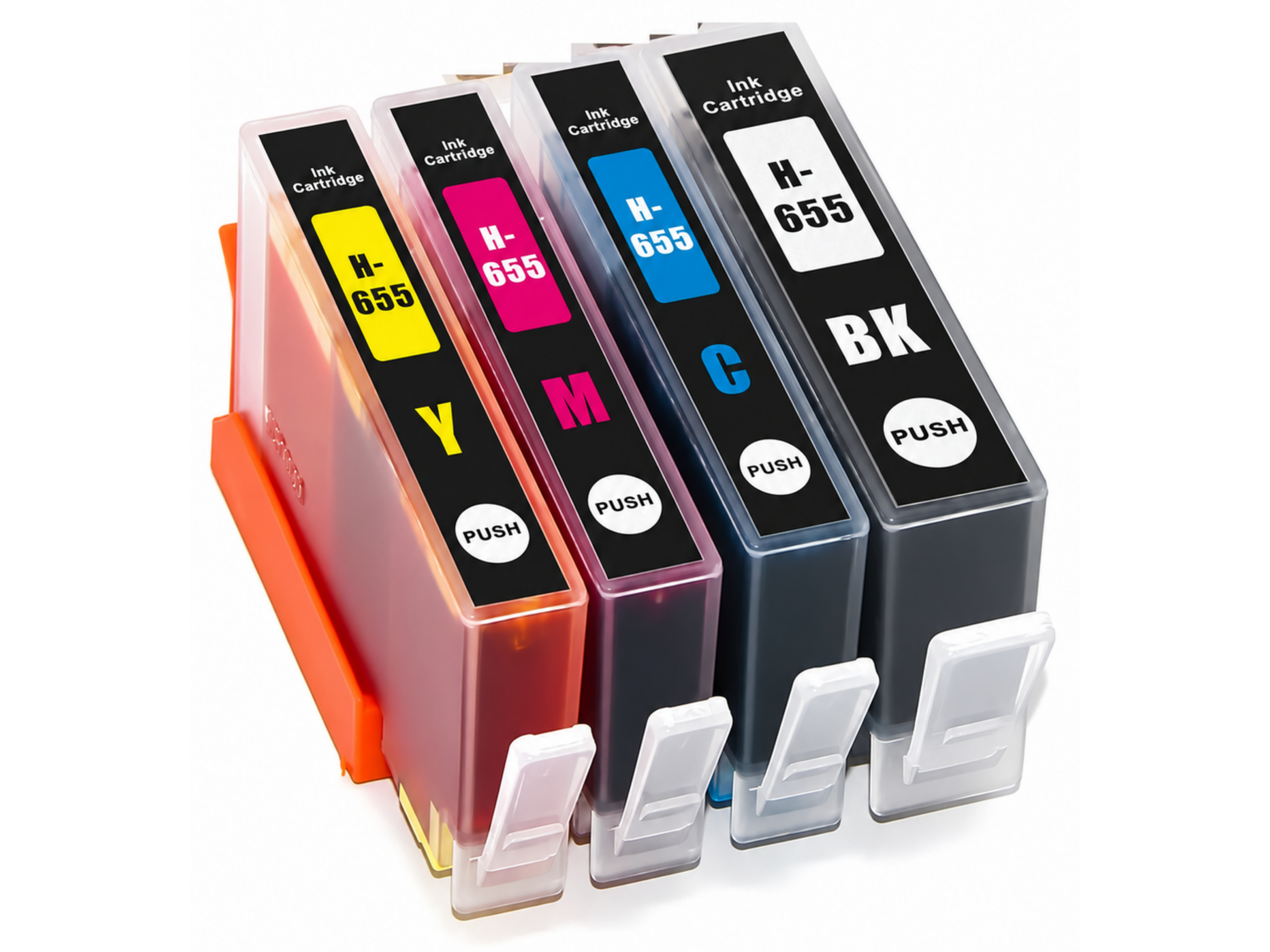 HP 655XL Yüksek Kapasite Muadil Kartuş 4 Renk Set