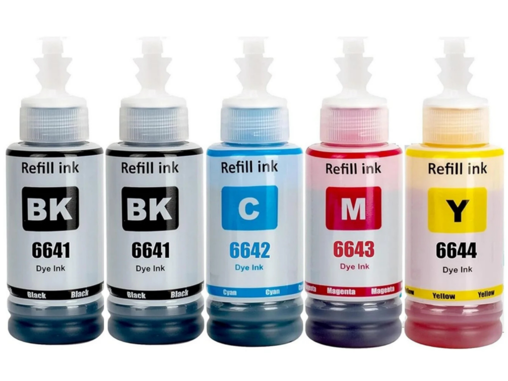 Epson T664 Muadil Mürekkep Seti 4 Renk 70 ML - 2 Siyahlı